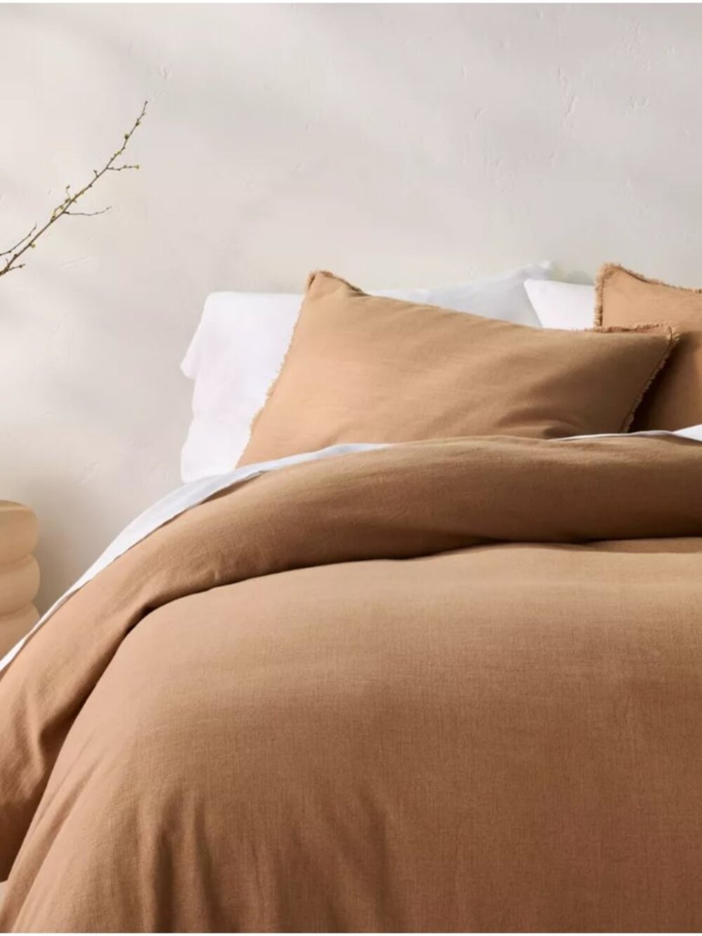 Casa Luna Full/Queen Heavyweight Linen Blend Duvet Cover & Sham Set